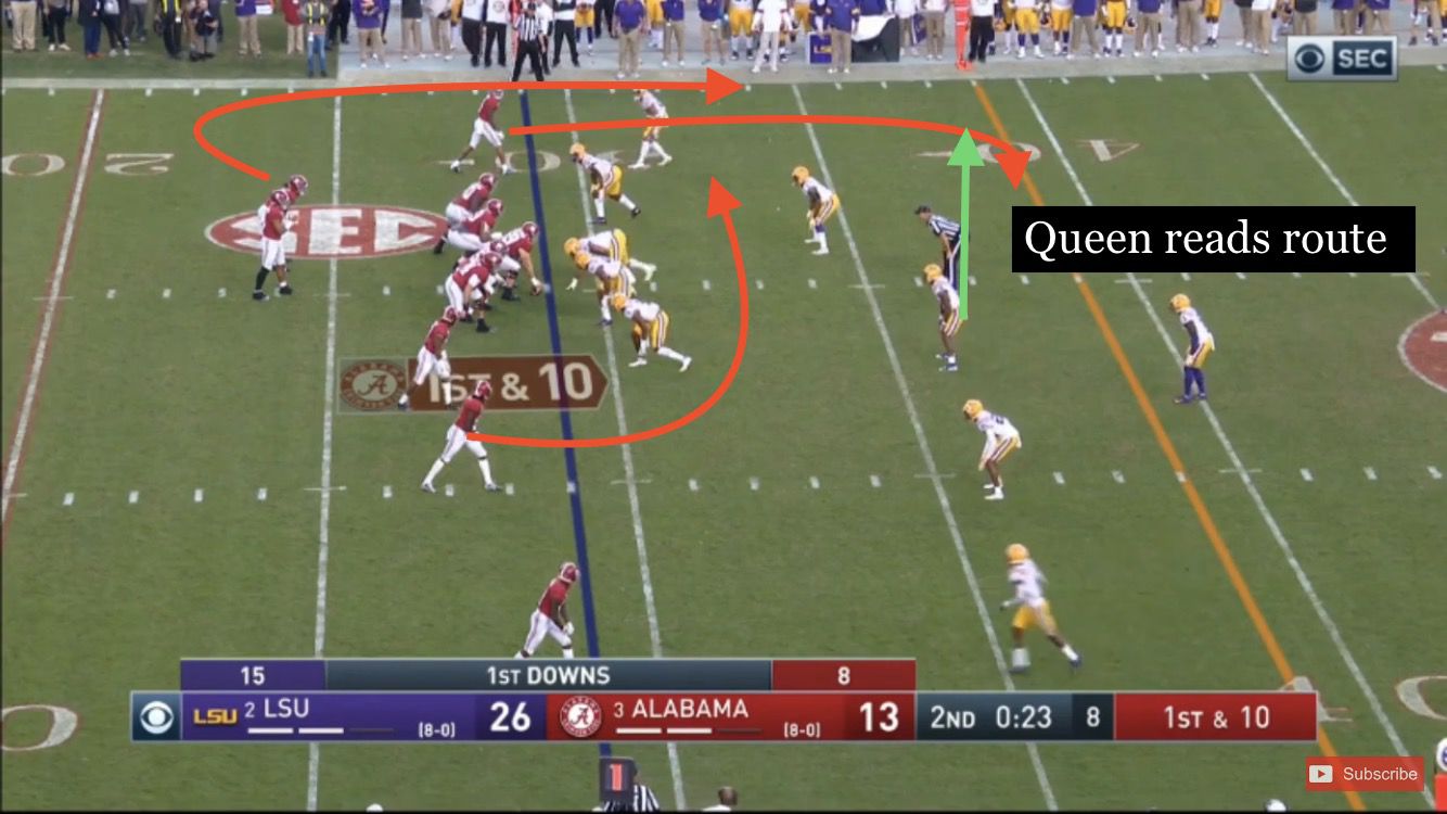LSU-Bama: Queen reads route